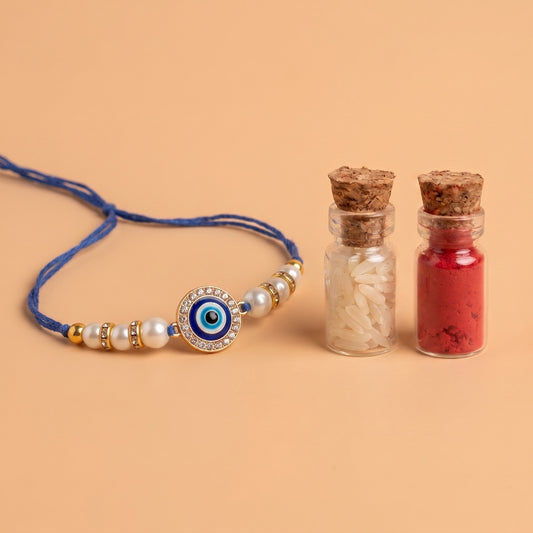Tyohaar The Gentleman Perfume Rakhi Gift Combo with Evil Eye Rakhi