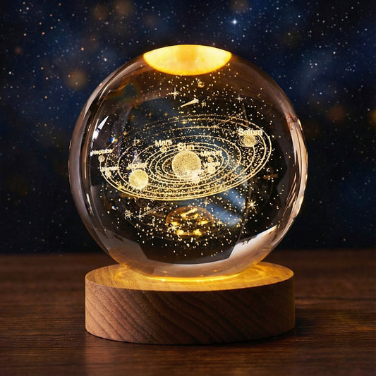 3D Galaxy Crystal ball Lamp