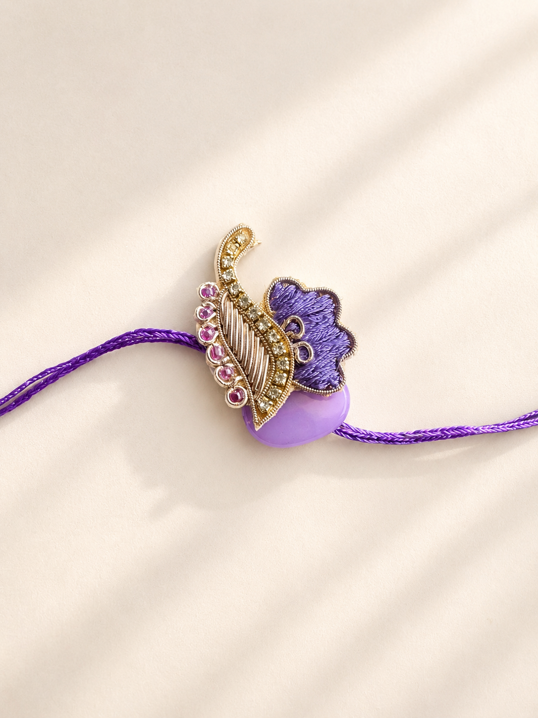 Tyohaar Mother of Pearl Rakhi
