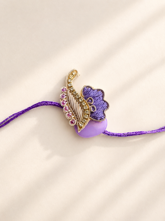 Tyohaar Mother of Pearl Rakhi