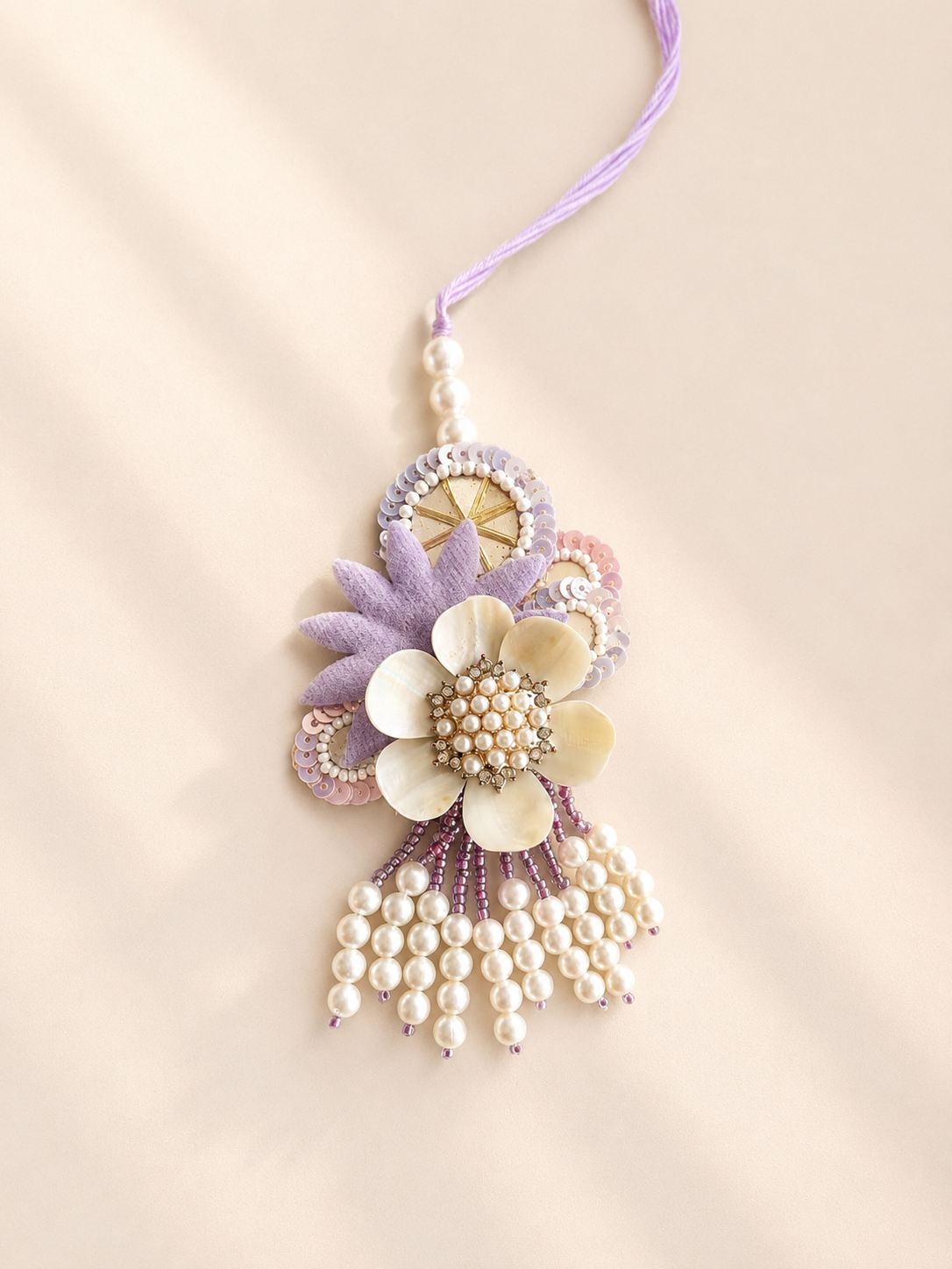 Tyohaar Mother of Pearl Rakhi