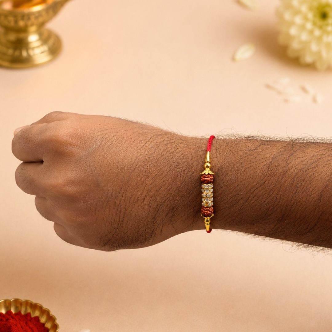 Tyohaar Rudraksh Rakhi For Bhaiya (Pack Of 8)