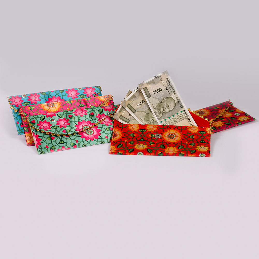 TYOHAAR Lotus Pichvai Shagun Cover (Pack of 5)