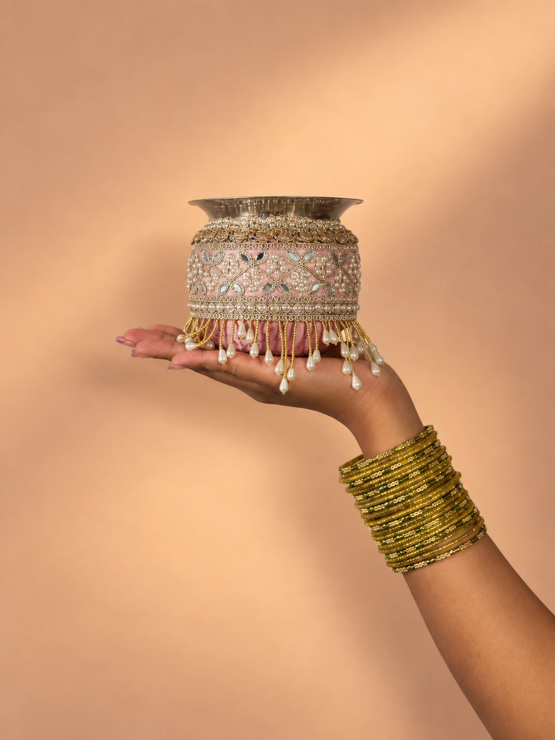 Tyohaar Gul Karwa Chauth Channi and Lota Set