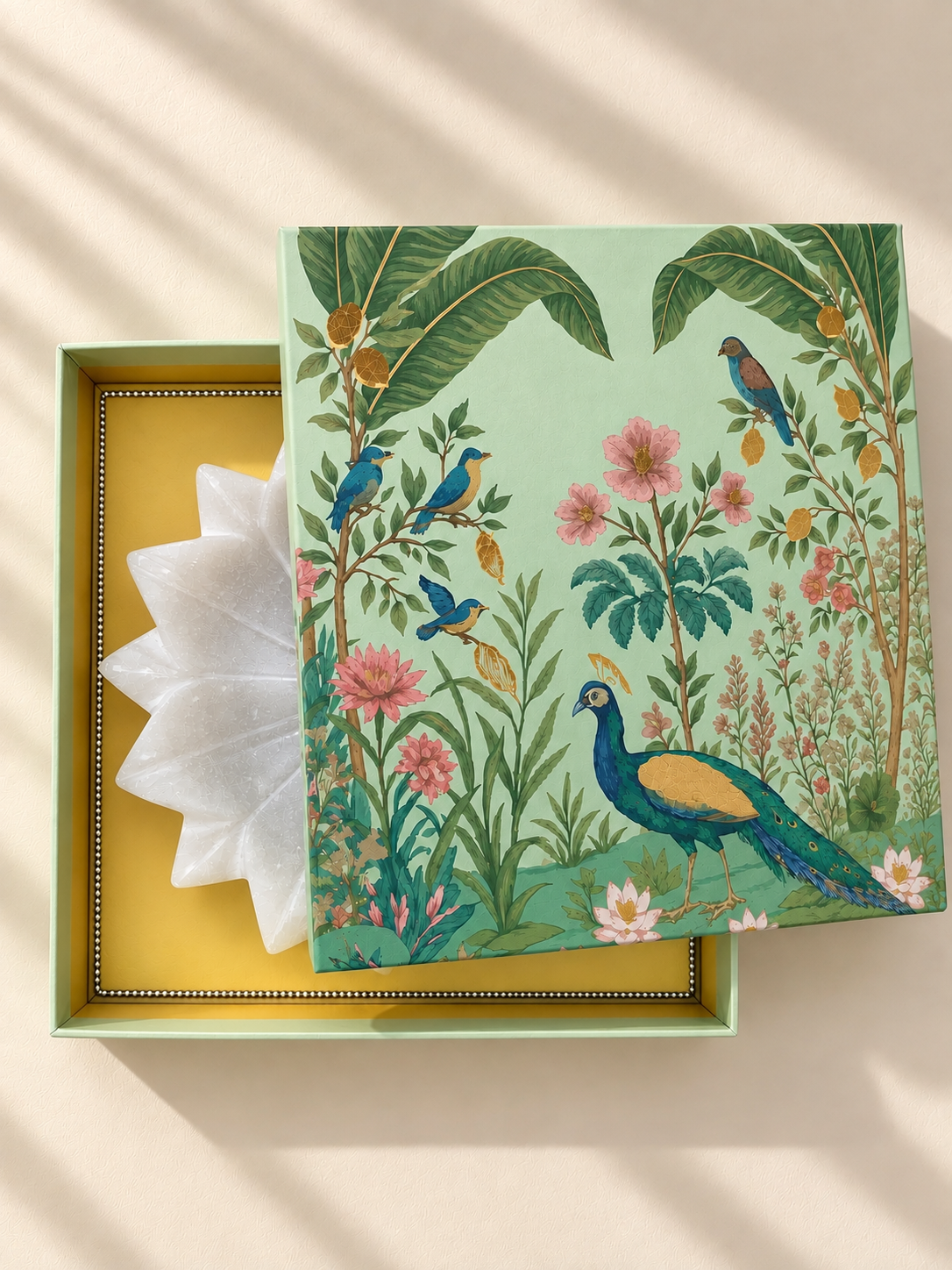 TYOHAAR Padma Marble Urli Ensemble Gift Set (9 inch)