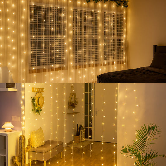TYOHAAR Curtain LED Light (9.8Ft x 9.8Ft)