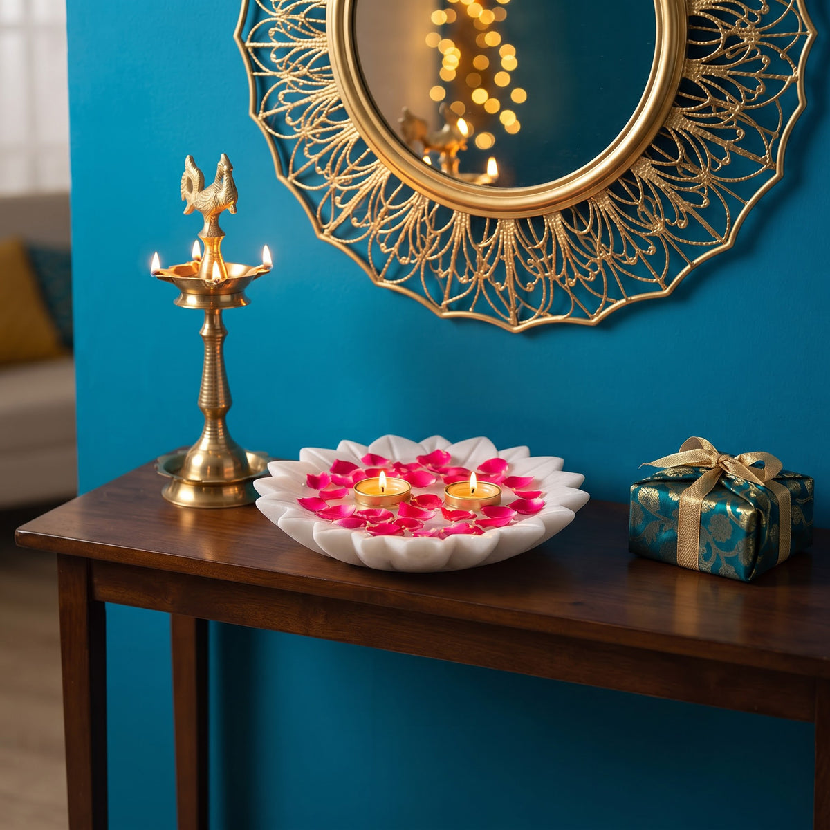 TYOHAAR Marble Urli Lotus