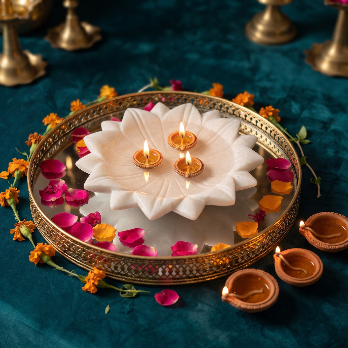 TYOHAAR Marble Urli Lotus