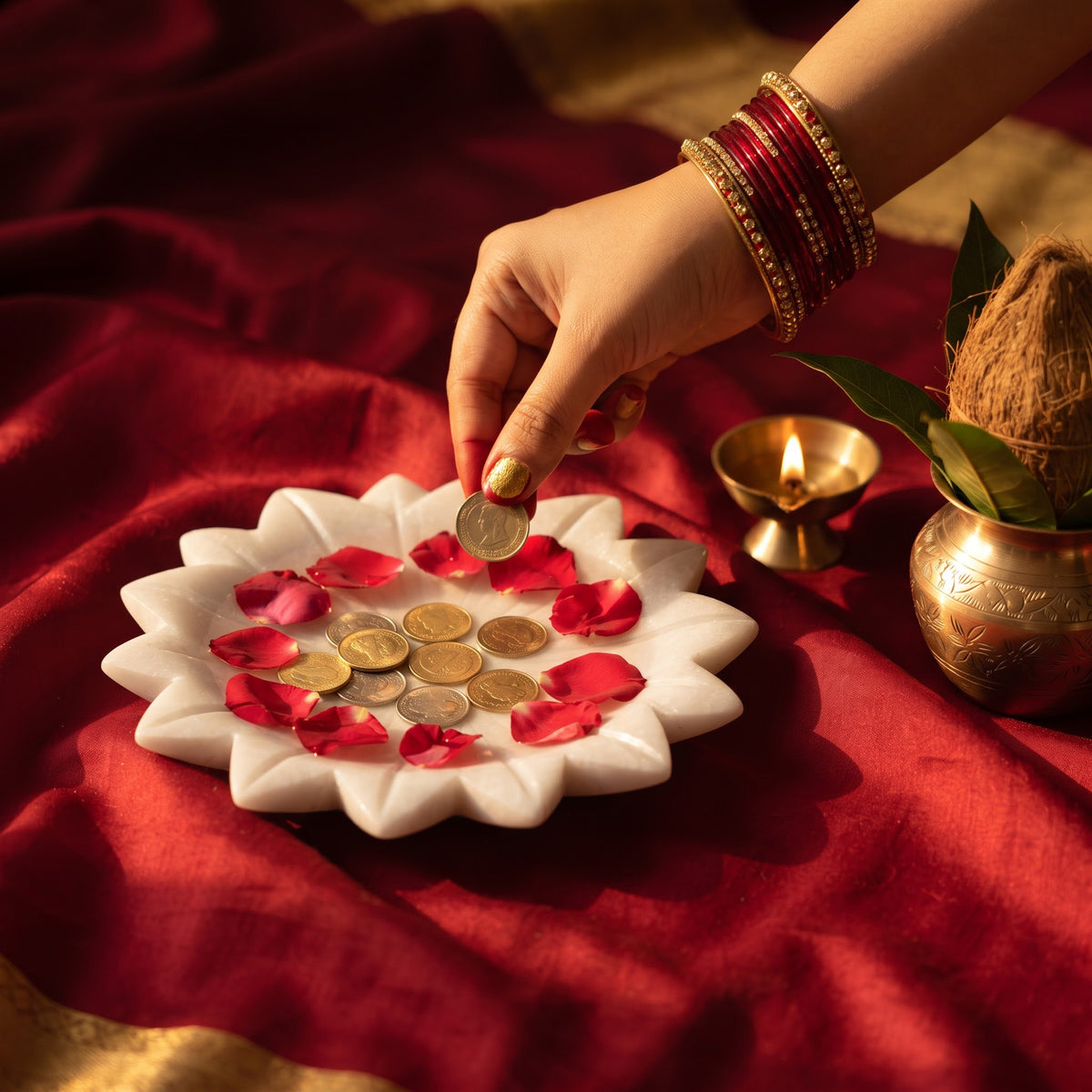 TYOHAAR Marble Urli Lotus