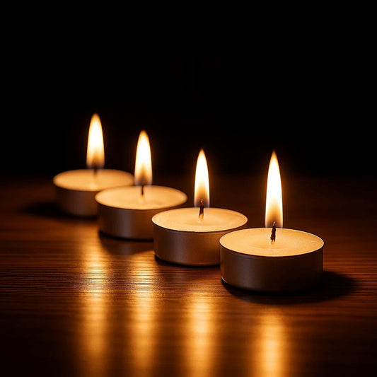 TYOHAAR Tealight Candles Unscented (Pack of 50)
