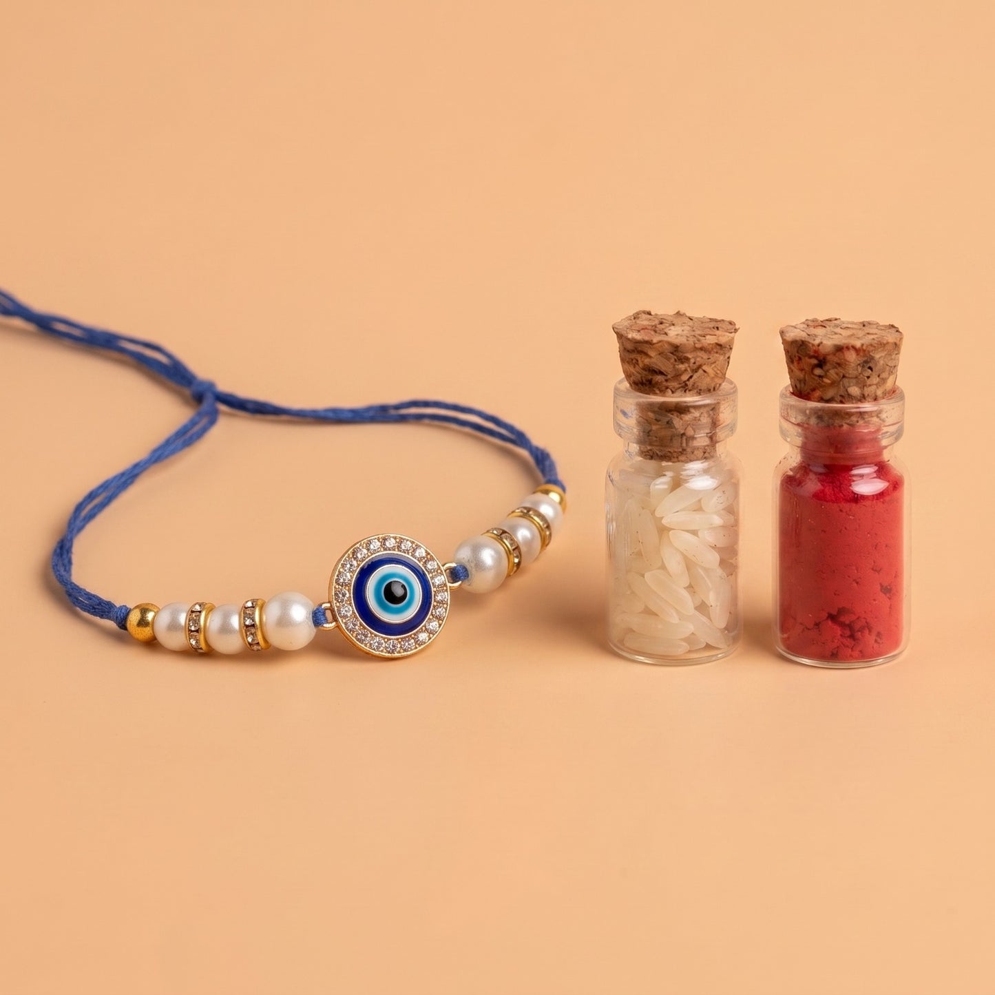 Tyohaar The Gentleman Perfume Rakhi Gift Combo with Evil Eye Rakhi