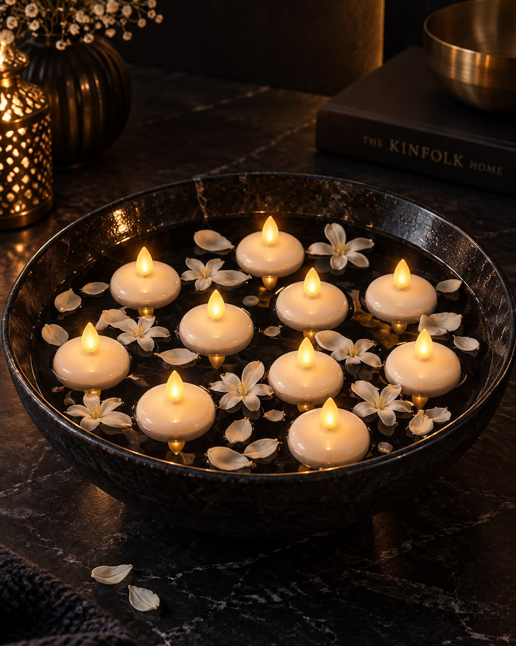 TYOHAAR Floating Diya LED Light