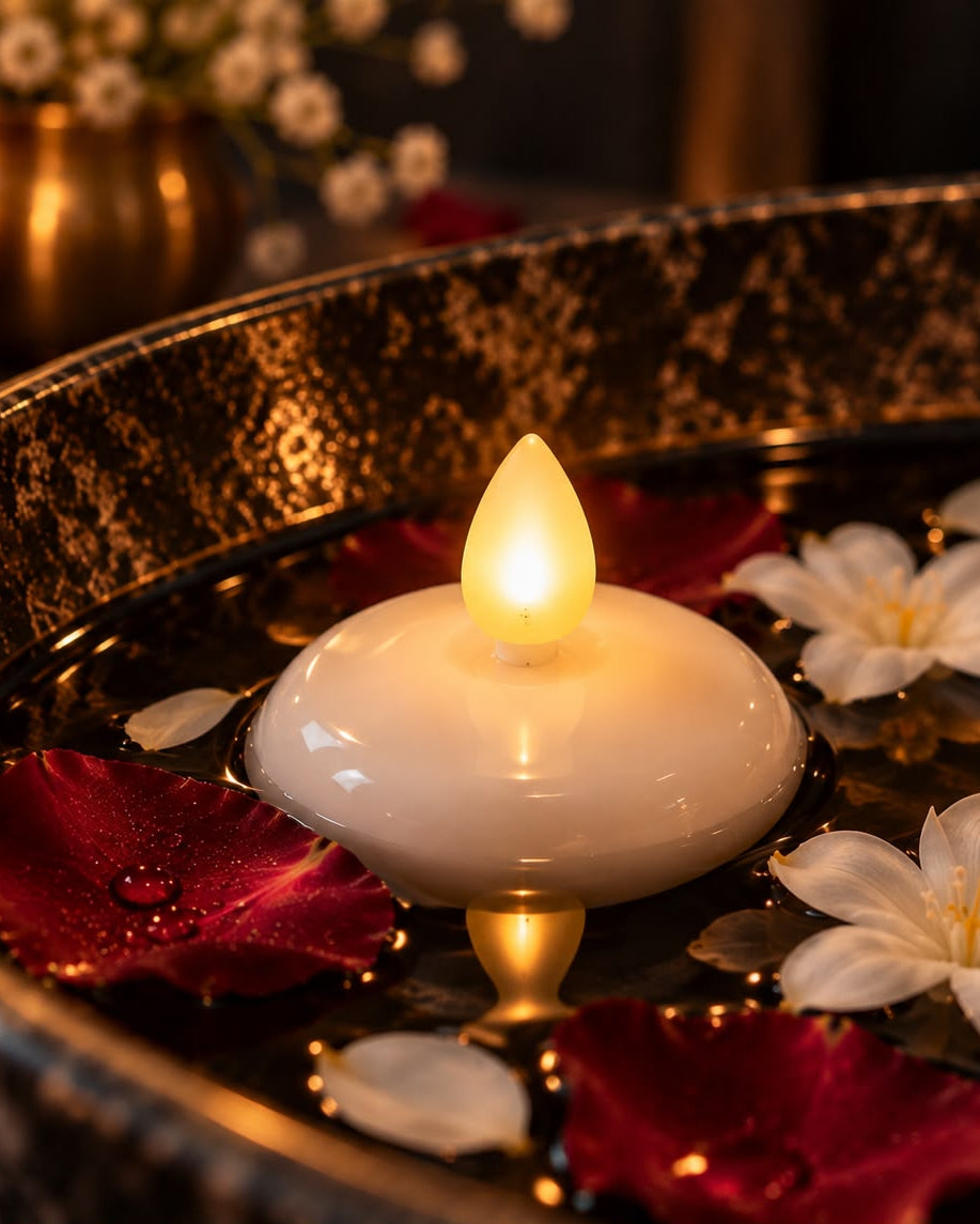 TYOHAAR Floating Diya LED Light