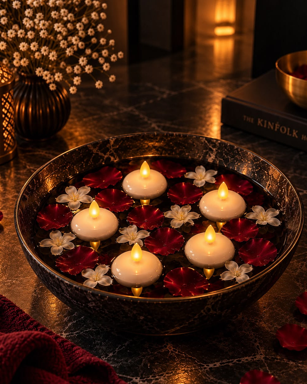 TYOHAAR Floating Diya LED Light