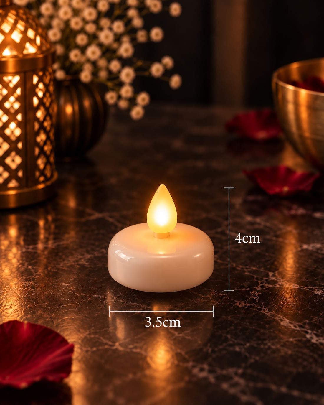 TYOHAAR Floating Diya LED Light