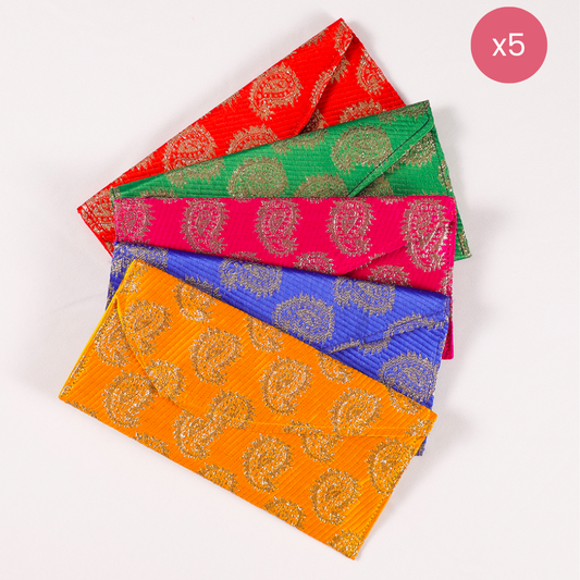 TYOHAAR Brocade Shagun Cover (Pack of 5)