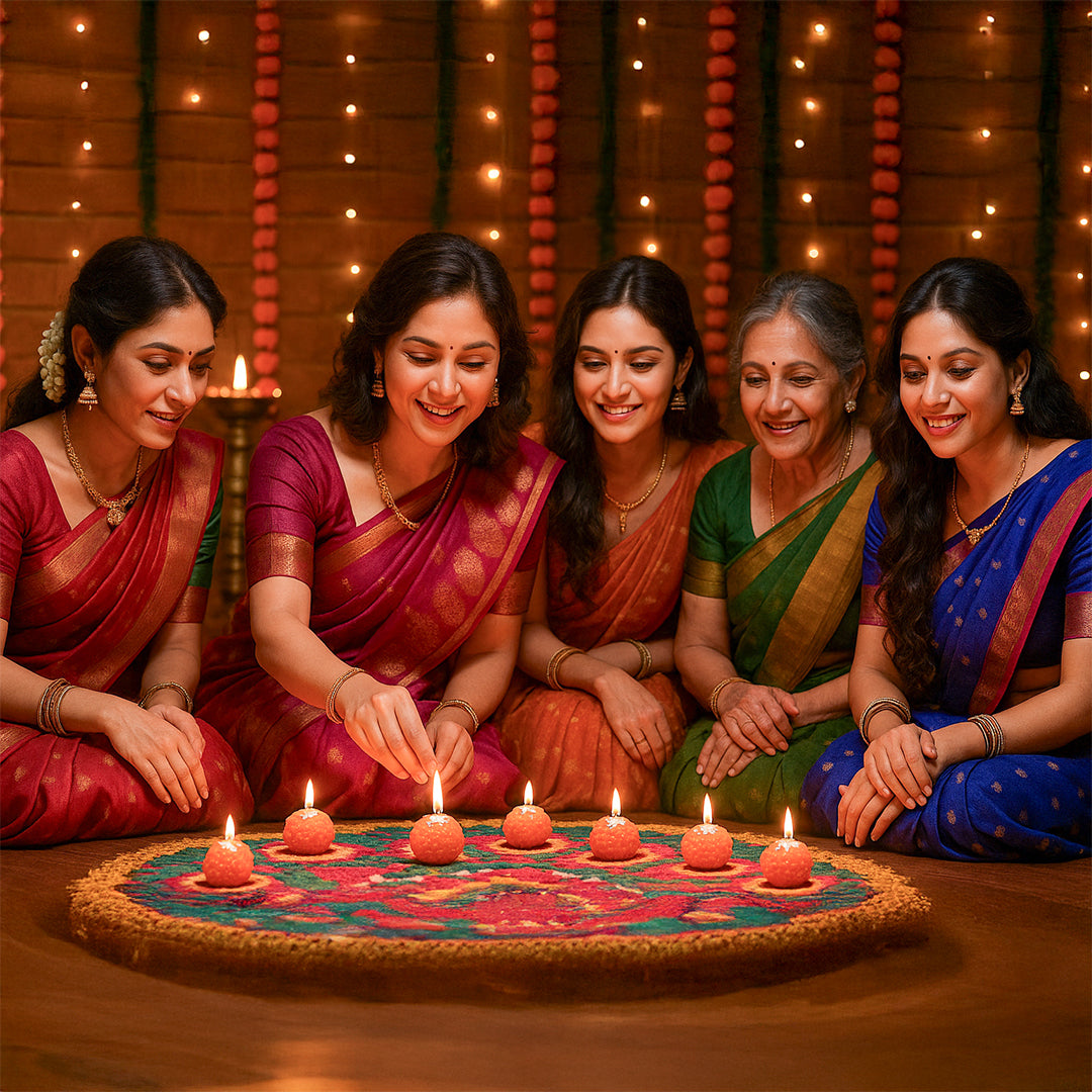 TYOHAAR Ladoo Candles (Pack of 6)